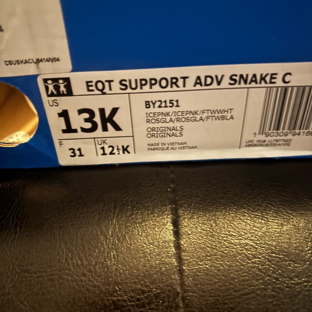 adidas Kids EQT Support ADV Sneakers - Blue and White